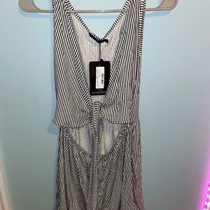 Prettylittlething Striped Romper
